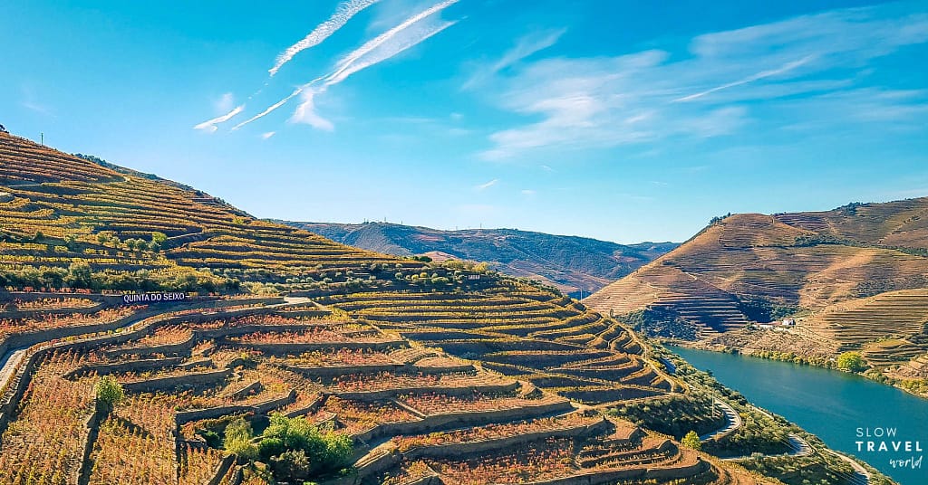 Visual do Rio Douro, da Quinta do Seixo, na Região do Douro