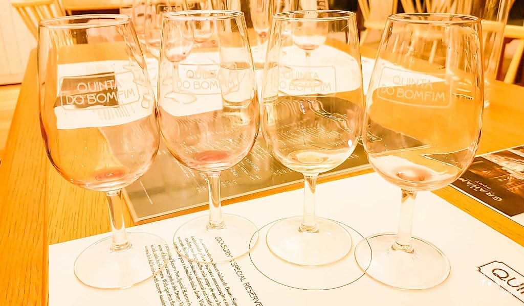 Degustação de vinhos na Quinta do Bomfim