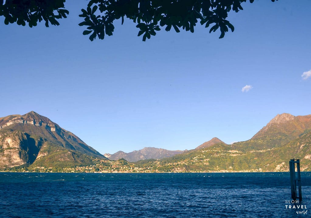 Lago di Como | Vista com alpes