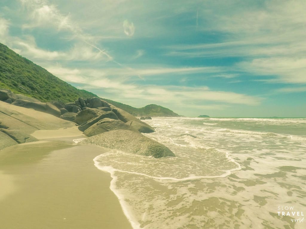 Prainha, na Guarda do Embaú