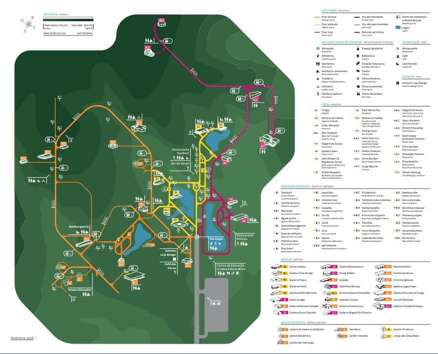 Mapa | O que fazer em Inhotim